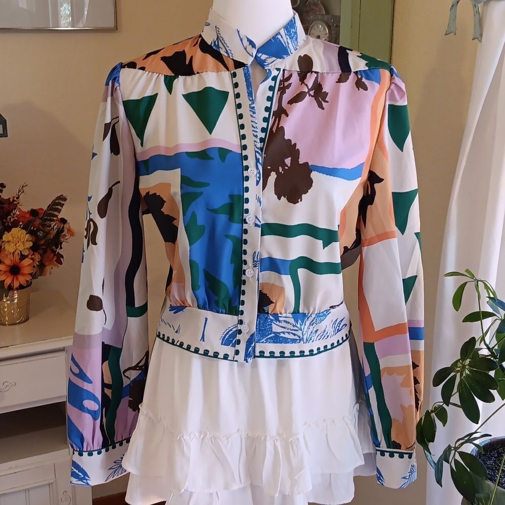 Shein Unity Graphic Print Jacket - Picture 3 of 13